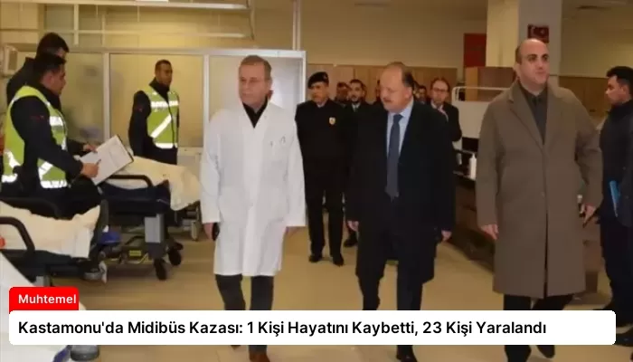 Kastamonu’da Midibüs Kazası: 1 Kişi Hayatını Kaybetti, 23 Kişi Yaralandı