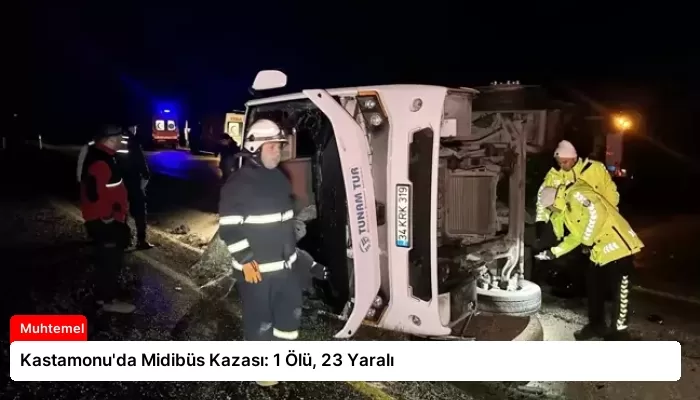 Kastamonu’da Midibüs Kazası: 1 Ölü, 23 Yaralı