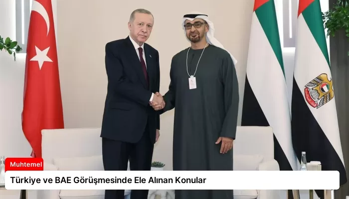 Türkiye ve BAE Görüşmesinde Ele Alınan Konular