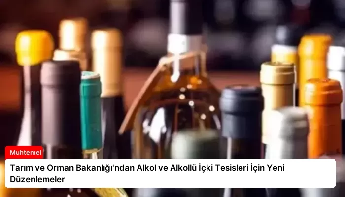 Tarım ve Orman Bakanlığı’ndan Alkol ve Alkollü İçki Tesisleri İçin Yeni Düzenlemeler