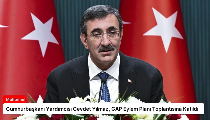 Cumhurbaşkanı Yardımcısı Cevdet Yılmaz, GAP Eylem Planı Toplantısına Katıldı