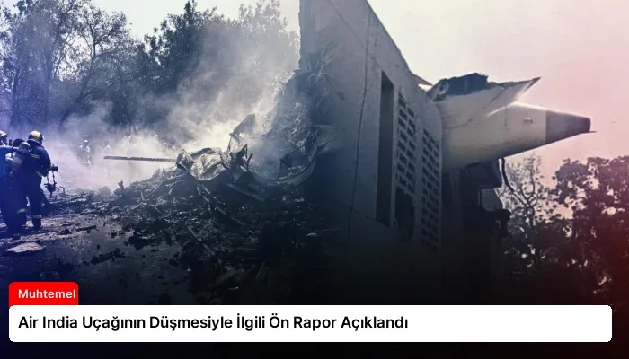 Air India Uçağının Düşmesiyle İlgili Ön Rapor Açıklandı
