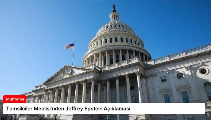 Temsilciler Meclisi’nden Jeffrey Epstein Açıklaması