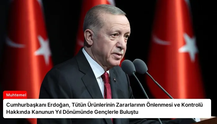 Cumhurbaşkanı Erdoğan, Tütün Ürünlerinin Zararlarının Önlenmesi ve Kontrolü Hakkında Kanunun Yıl Dönümünde Gençlerle Buluştu