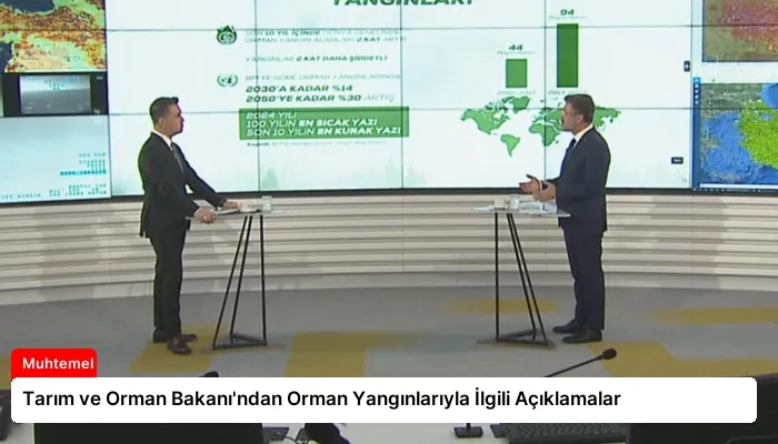 Tarım ve Orman Bakanı’ndan Orman Yangınlarıyla İlgili Açıklamalar