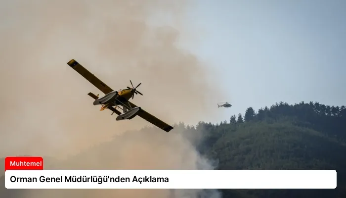 Orman Genel Müdürlüğü’nden Açıklama