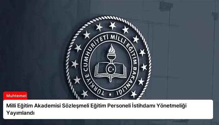 Milli Eğitim Akademisi Sözleşmeli Eğitim Personeli İstihdamı Yönetmeliği Yayımlandı