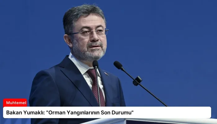 Bakan Yumaklı: “Orman Yangınlarının Son Durumu”