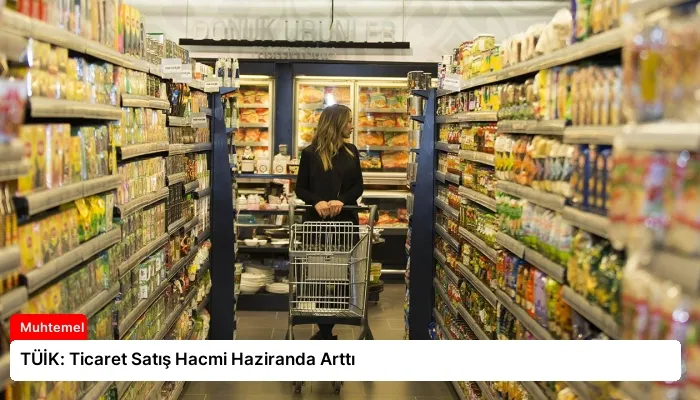 TÜİK: Ticaret Satış Hacmi Haziranda Arttı