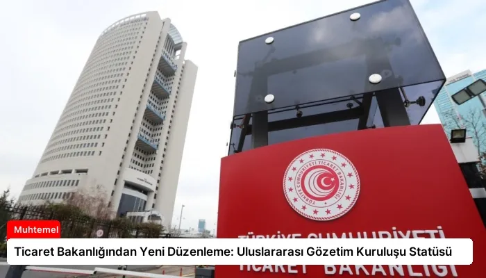 Ticaret Bakanlığından Yeni Düzenleme: Uluslararası Gözetim Kuruluşu Statüsü