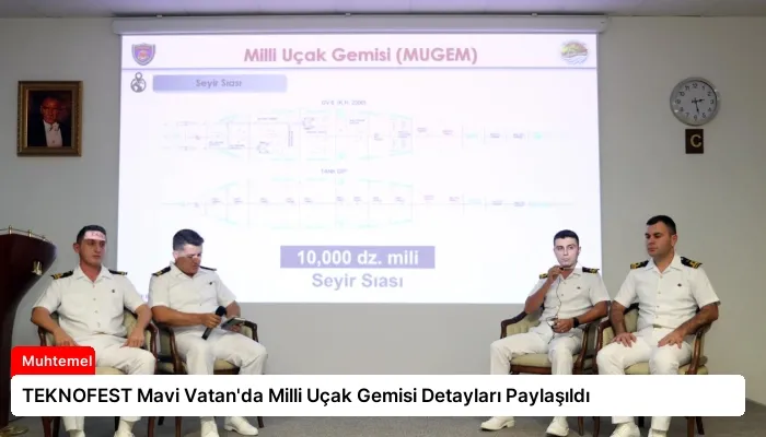 TEKNOFEST Mavi Vatan’da Milli Uçak Gemisi Detayları Paylaşıldı
