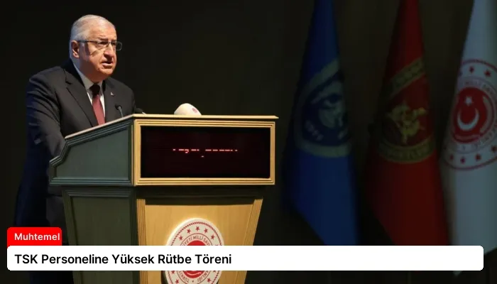 TSK Personeline Yüksek Rütbe Töreni