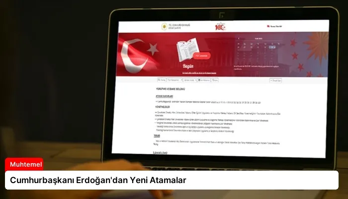Cumhurbaşkanı Erdoğan’dan Yeni Atamalar