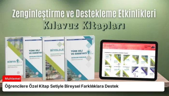 Öğrencilere Özel Kitap Setiyle Bireysel Farklılıklara Destek