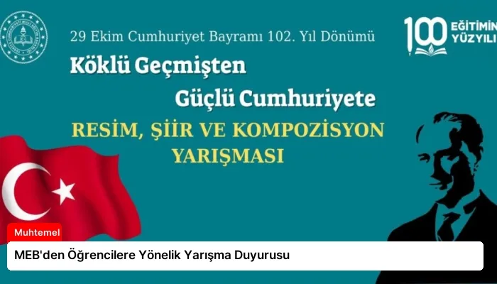 MEB’den Öğrencilere Yönelik Yarışma Duyurusu