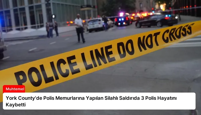 York County’de Polis Memurlarına Yapılan Silahlı Saldırıda 3 Polis Hayatını Kaybetti