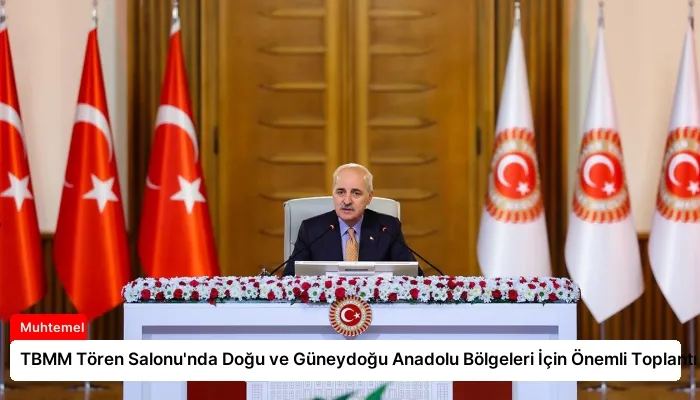 TBMM Tören Salonu’nda Doğu ve Güneydoğu Anadolu Bölgeleri İçin Önemli Toplantı