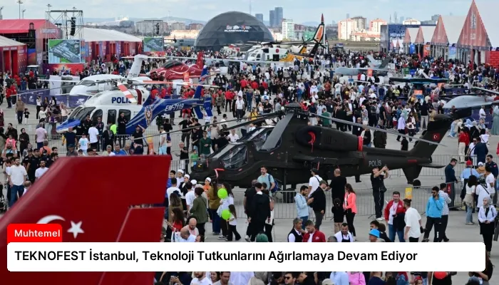 TEKNOFEST İstanbul, Teknoloji Tutkunlarını Ağırlamaya Devam Ediyor
