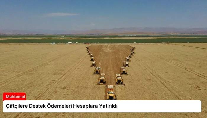 Çiftçilere Destek Ödemeleri Hesaplara Yatırıldı