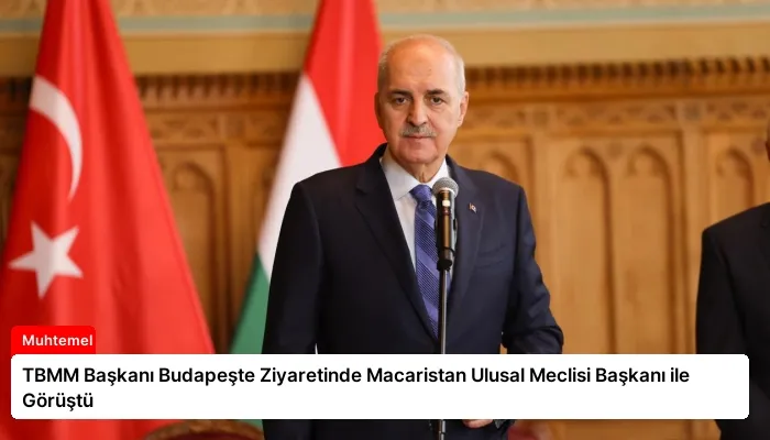 TBMM Başkanı Budapeşte Ziyaretinde Macaristan Ulusal Meclisi Başkanı ile Görüştü