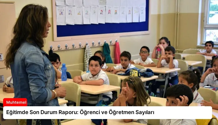 Eğitimde Son Durum Raporu: Öğrenci ve Öğretmen Sayıları