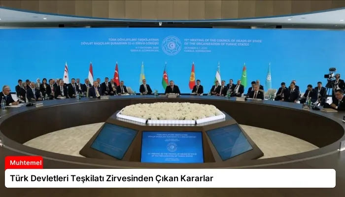 Türk Devletleri Teşkilatı Zirvesinden Çıkan Kararlar