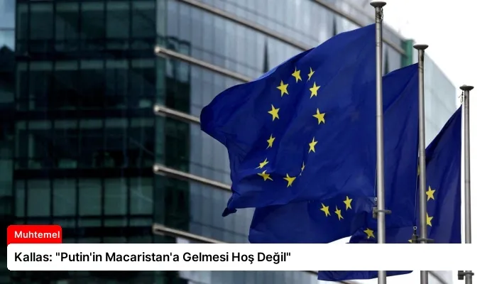 Kallas: “Putin’in Macaristan’a Gelmesi Hoş Değil”