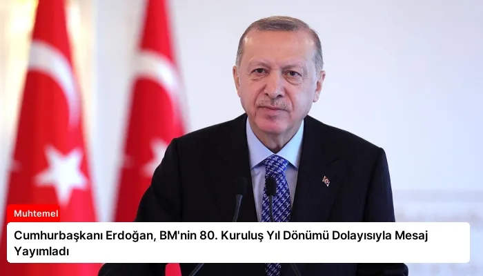 Cumhurbaşkanı Erdoğan, BM’nin 80. Kuruluş Yıl Dönümü Dolayısıyla Mesaj Yayımladı