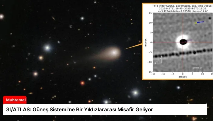 3I/ATLAS: Güneş Sistemi’ne Bir Yıldızlararası Misafir Geliyor