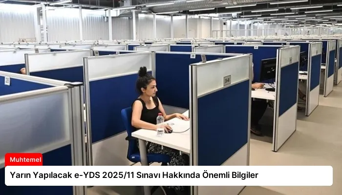Yarın Yapılacak e-YDS 2025/11 Sınavı Hakkında Önemli Bilgiler