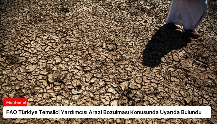 FAO Türkiye Temsilci Yardımcısı Arazi Bozulması Konusunda Uyarıda Bulundu