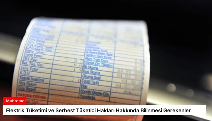 Elektrik Tüketimi ve Serbest Tüketici Hakları Hakkında Bilinmesi Gerekenler