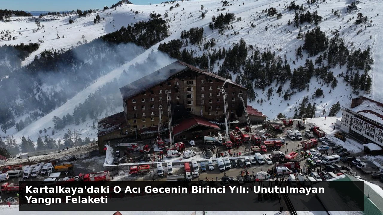 Kartalkaya’daki O Acı Gecenin Birinci Yılı: Unutulmayan Yangın Felaketi