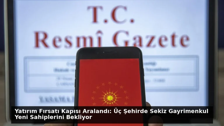 Yatırım Fırsatı Kapısı Aralandı: Üç Şehirde Sekiz Gayrimenkul Yeni Sahiplerini Bekliyor