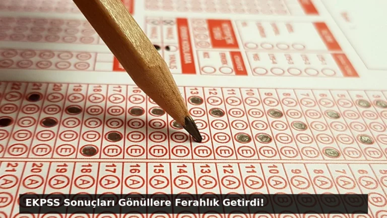 EKPSS Sonuçları Gönüllere Ferahlık Getirdi!