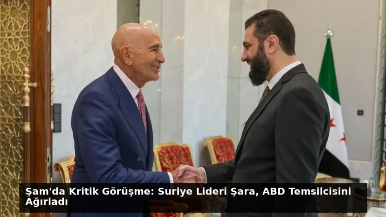 Şam’da Kritik Görüşme: Suriye Lideri Şara, ABD Temsilcisini Ağırladı