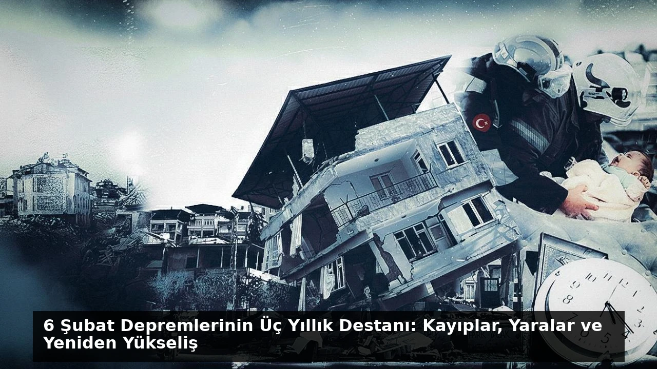 6 Şubat Depremlerinin Üç Yıllık Destanı: Kayıplar, Yaralar ve Yeniden Yükseliş