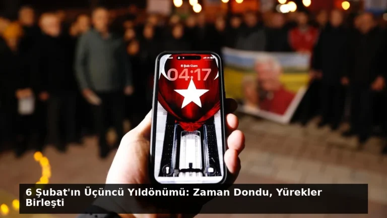 6 Şubat’ın Üçüncü Yıldönümü: Zaman Dondu, Yürekler Birleşti