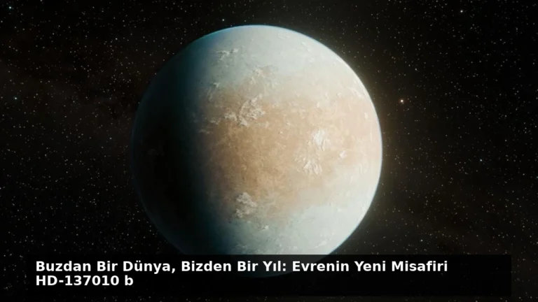 Buzdan Bir Dünya, Bizden Bir Yıl: Evrenin Yeni Misafiri HD-137010 b