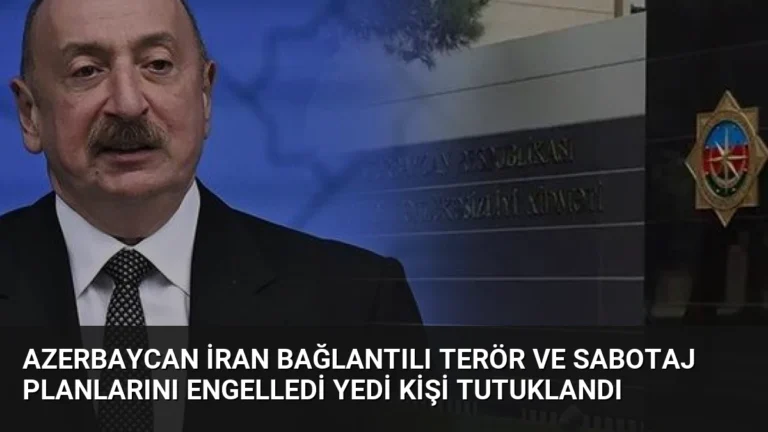 Azerbaycan İran Bağlantılı Terör ve Sabotaj Planlarını Engelledi Yedi Kişi Tutuklandı