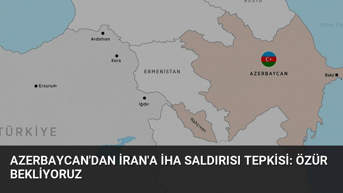 Azerbaycan’dan İran’a İHA Saldırısı Tepkisi: Özür Bekliyoruz