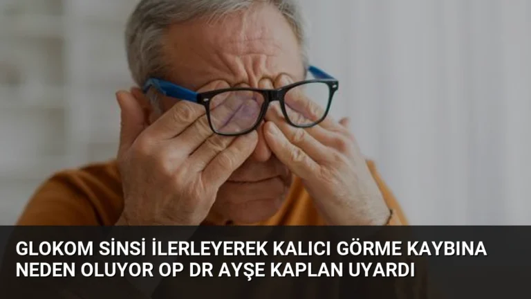 Glokom Sinsi İlerleyerek Kalıcı Görme Kaybına Neden Oluyor Op Dr Ayşe Kaplan Uyardı
