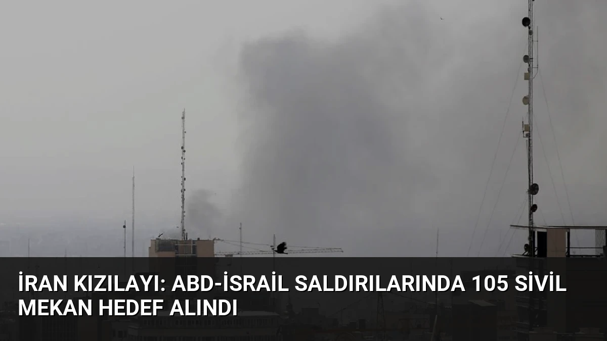 İran Kızılayı: ABD-İsrail Saldırılarında 105 Sivil Mekan Hedef Alındı