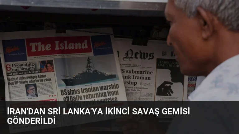 İran’dan Sri Lanka’ya İkinci Savaş Gemisi Gönderildi