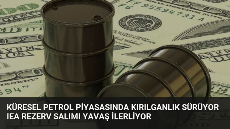 Küresel Petrol Piyasasında Kırılganlık Sürüyor IEA Rezerv Salımı Yavaş İlerliyor