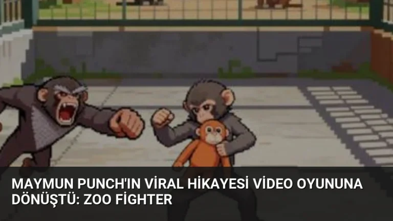 Maymun Punch’ın Viral Hikayesi Video Oyununa Dönüştü: Zoo Fighter
