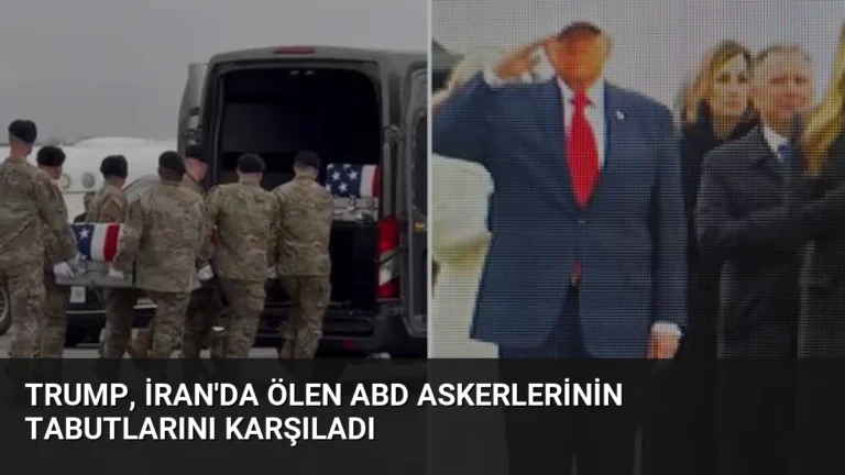 Trump, İran’da Ölen ABD Askerlerinin Tabutlarını Karşıladı