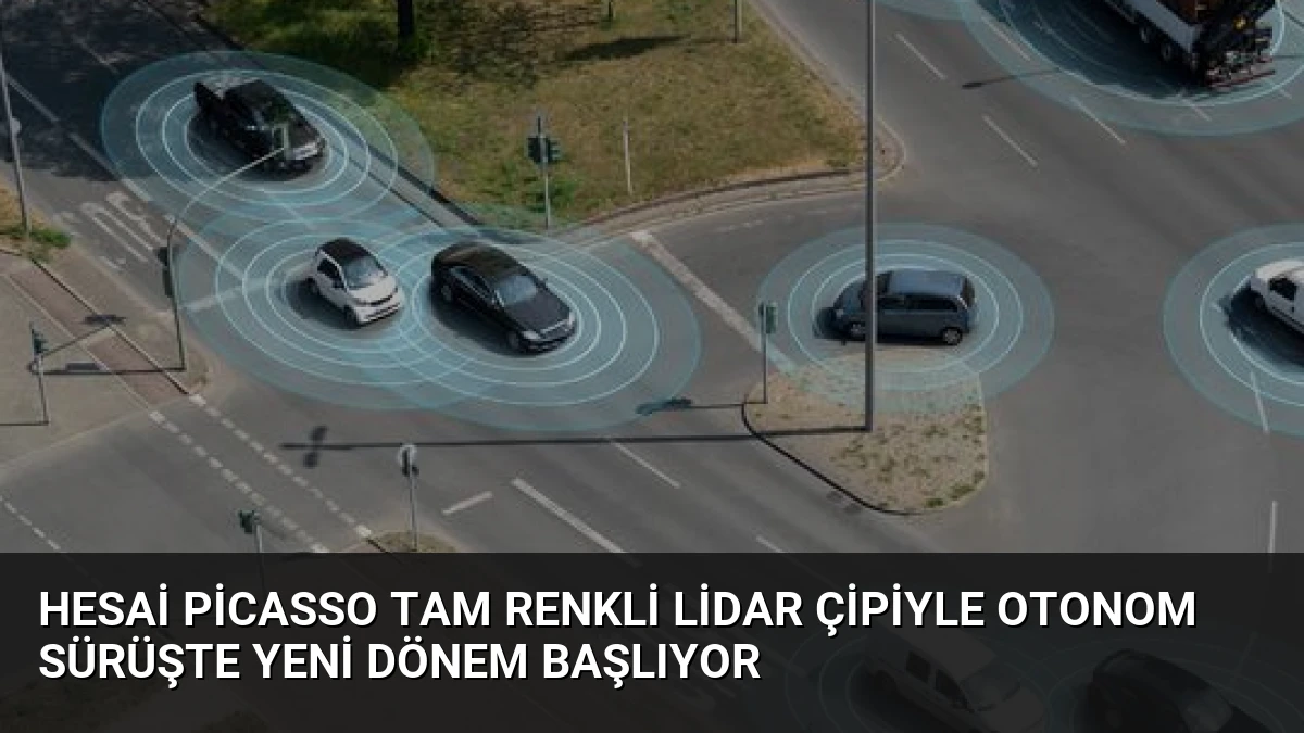 Hesai Picasso Tam Renkli LiDAR Çipiyle Otonom Sürüşte Yeni Dönem Başlıyor