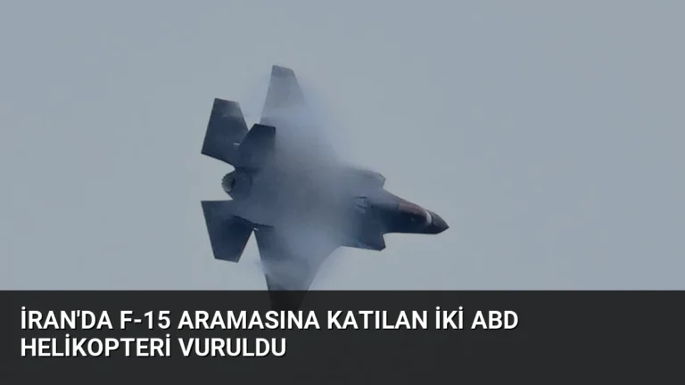 İran’da F-15 Aramasına Katılan İki ABD Helikopteri Vuruldu