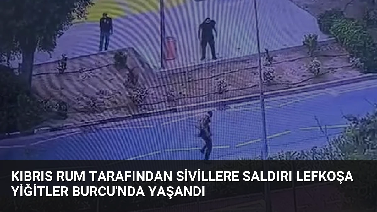 Kıbrıs Rum Tarafından Sivillere Saldırı Lefkoşa Yiğitler Burcu’nda Yaşandı